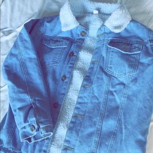Jean Jacket with Fur
